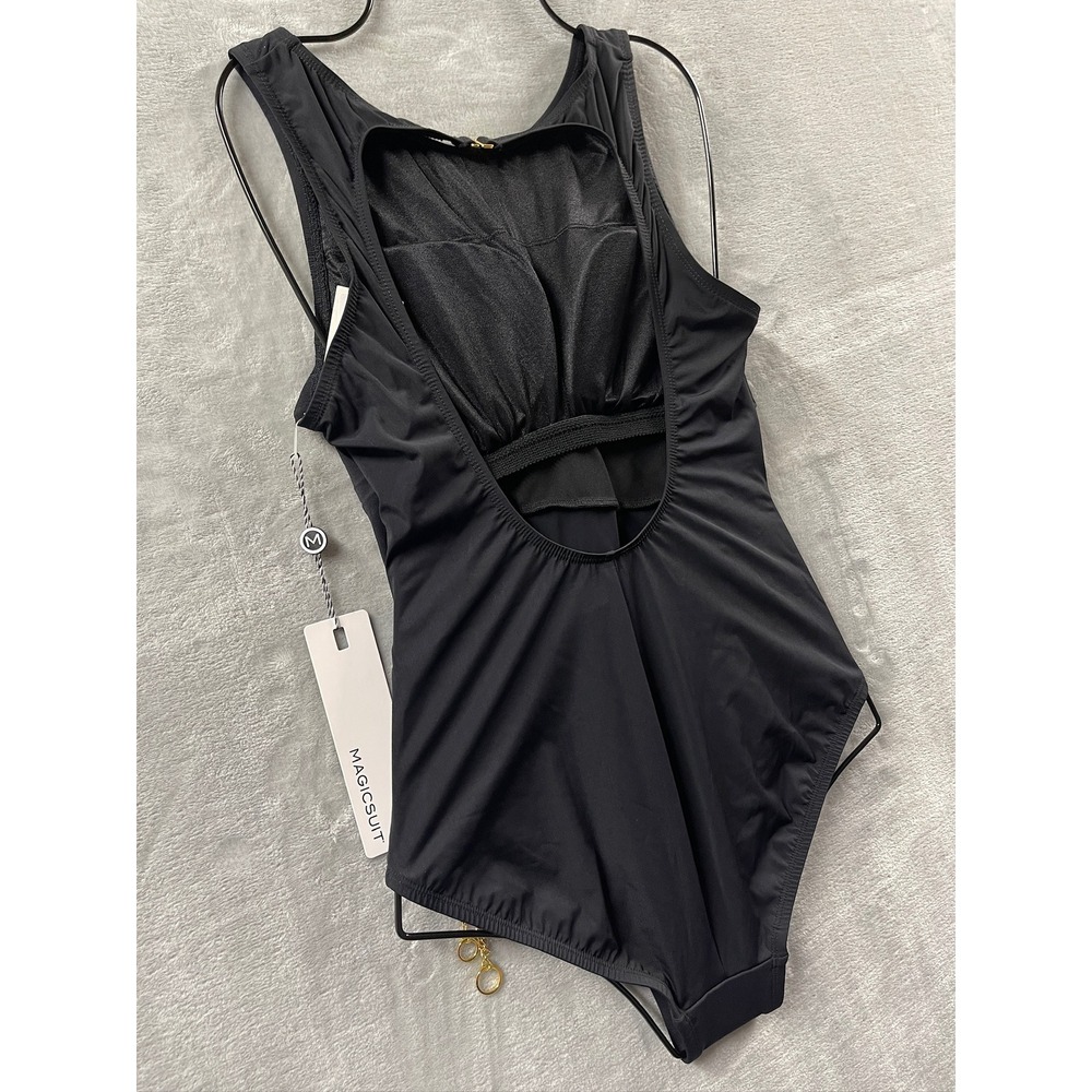 Magicsuit Women's Hyperlink Annette One Piece Swimsuit Chain Drape NWT Sz 8 $182 - Picture 9 of 16